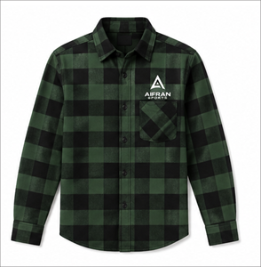 Mens Plaid Flannel Shirt Long Sleeve Mandarin Collar Button Up Pocket Casual Shirt Spring Wear - Product Image 4