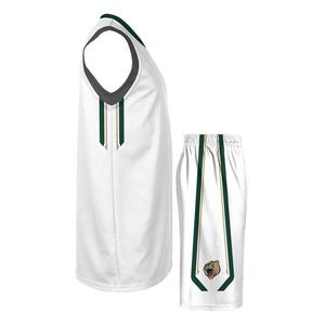 Meilleure vente, prix compétitif, faible MOQ, nouveau maillot de basketball OEM 100% polyester, écologique, respirant, confortable, haute qualité - Product Image 3