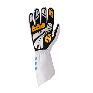 Wholesale <b>Full</b> Finger Racing Gloves With Non <b>Slip</b> Palm Print Design Unisex Outdoor Use PU Material Sublimation Transfer Print - Product Image 4