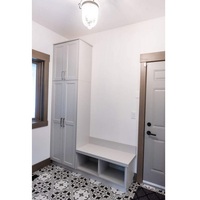 Meuble de rangement CANA pour chaussures, design personnalisé, style Shaker moderne, pour entrée d'appartement, armoire de buanderie écologique, usage hospitalier