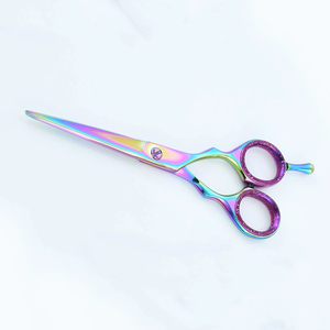 Tijeras de Peluquería Profesionales de Acero Inoxidable 9CR13 de Alta Calidad con Punta Afilada, Mango Mediano para Diestros, Precio de Fábrica, OEM - Product Image 3