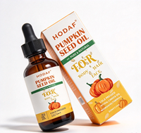 Huile de graines de citrouille, 60 ml, huile végétale naturelle pour le visage, le corps et les cheveux, hydratante, huile de support non raffinée de qualité supérieure pour les soins de la peau et des cheveux DIY