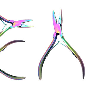Professional Stainless Steel Hair <b>Extensions</b> Plier For Micro Link/<b>beads</b> Rainbow Multi-color Hair <b>Extension</b> Tools - Product Image 6