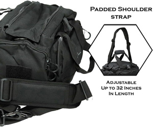 Sac de sport robuste 2026 multi-poches pour voyage et équipement de sport avec bandoulière réglable et poignées de transport - Product Image 2