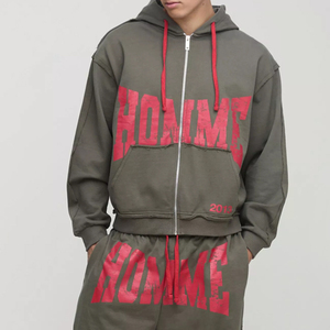 Chándal de Invierno para Hombre, Ecológico, 100% Algodón, Diseño Personalizado OEM/ODM, Precio de Fábrica, Alta Calidad, Suave, Transpirable y Ligero - Product Image 2