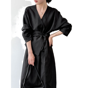 Women's <b>Wrap</b> Dress Modern Fashion <b>Wrap</b> Style Maxi Dress with V Neck Flowy Design Soft Breathable Fabric for <b>Beach</b> Holiday - Product Image 1