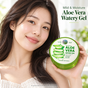 <span class=keywords><strong>NATURE</strong></span> <span class=keywords><strong>REPUBLIC</strong></span> <span class=keywords><strong>Gel</strong></span> Hydratant Doux à l'<span class=keywords><strong>Aloe</strong></span> <span class=keywords><strong>Vera</strong></span> 300ml Visage et Corps Pot Vert Vente en Gros - Product Image 3