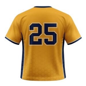 Jersey de Lacrosse Unisex Amarillo Marino, Poliéster, Corte Atlético, Ligero, Ropa Deportiva de Equipo, Ropa de Entrenamiento - Product Image 2