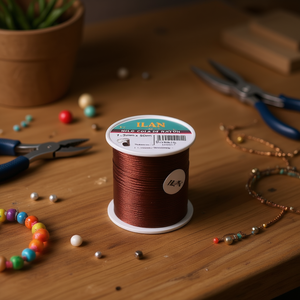 Filo di rame marrone 1,5 mm x 50 m per gioielli e artigianato - Product Image 2