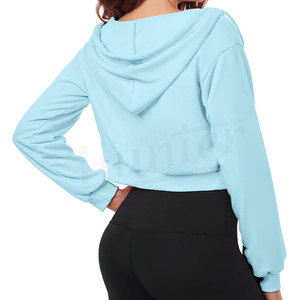 Sudadera Corta con Capucha para Mujer, Estilo Casual, Precio de Mayoreo, Tela Suave y Cómoda para Uso Diario y al Aire Libre - Product Image 3