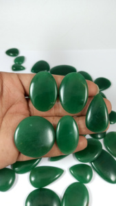 Cabujón de Aventurina Verde Natural de Alta Calidad, Forma Ovalada Lisa, Gema Suelta para Joyería, Gemas al por Mayor - Product Image 4