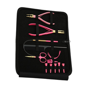 Kits d'extensions capillaires, équipement complet de salon et accessoires de beauté, ensemble d'outils d'installation, de retrait et de coiffage d'extensions capillaires - Product Image 5