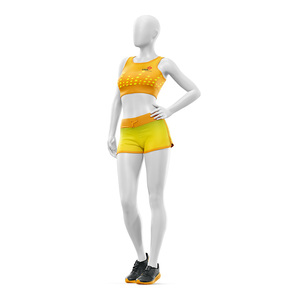 Conjunto Deportivo para Mujer, Sujetador Deportivo y Pantalones Cortos, Ropa Deportiva de Alta Comodidad, Tendencia 2026 - Product Image 1