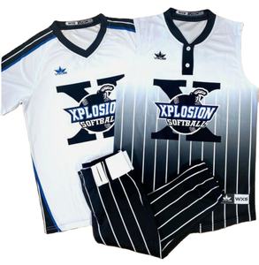 Ensembles d'uniformes de softball Fastpitch personnalisés, sublimés, respirants, anti-UV, à séchage rapide, grandes tailles - Product Image 4