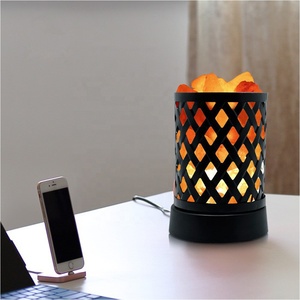 IMPEX PAKISTAN Lámpara de Sal Rosa del Himalaya Natural Hecha a Mano, Tallada con Temática Personalizada de Animales y Flores, Luz Nocturna Náutica para el Hogar - Product Image 4