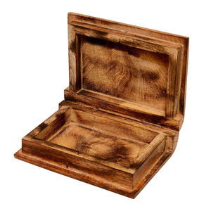 Wooden Treasure <b>Box</b> for Jewelry Keepsakes Gifts Precious <b>Memories</b> Artistic Carved Patterns Classic Design Aaliyan Impex AI-JB-80 - Product Image 3