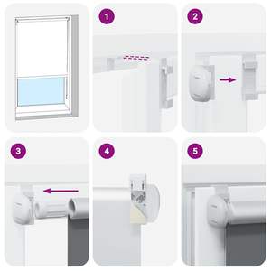 Store occultant noir en polyester 15,7 x 39,4 po – Stores et volets occultants - Product Image 5