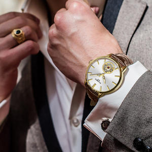 Reloj Mecánico Personalizado para Hombre con Movimiento Tourbillon, Resistente al Agua, con Esfera de Agujas y Corona - Product Image 3