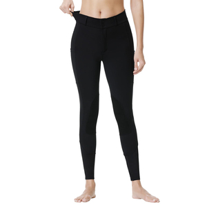 Leggings d'équitation taille haute pour femme avec poche, Culottes d'équitation et Jodhpurs imprimés en silicone pour femme - Product Image 1