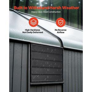 Ventilatore da Soffitta a Parete Programmabile da 24 Pollici con Controllo della Temperatura, Velocità Variabile, 2900 CFM, Tecnologia EC Ecologica - Product Image 4