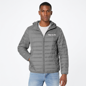 Veste matelassée réversible à col montant et capuche, imperméable, respirante, légère, nouvelle mode, haute qualité, très vendue pour l'hiver - Product Image 1