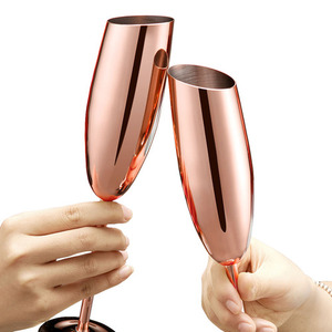 แก้วไวน์ทองเหลืองทำมือ ทรงก้านกลม สไตล์วินเทจ ทนทาน เหมาะสำหรับงานปาร์ตี้ แก้วโลหะสำหรับดื่มแบบตะวันตก - Product Image 2