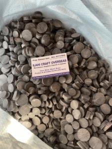 Boutons en corne de buffle en gros, noirs, tailles 16mm/19mm/21mm/23mm/26mm/29mm/31mm pour accessoires vestimentaires - Product Image 2