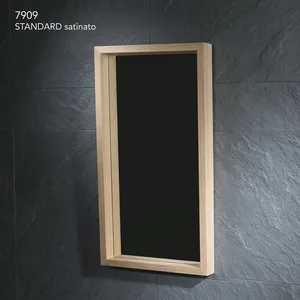 Wooden Rectangle <b>Mirror</b> Frame Rustic Natural Wood <b>Wall</b> Mounted Decorative <b>Mirror</b> <b>for</b> <b>Bedroom</b> Living Room Hallway - Product Image 5