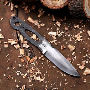 Cuchillo de Caza Nórdico de Acero al Carbono Forjado, Hoja Fija Recta de 8 Pulgadas, Espesor de 3mm, OEM/ODM - Product Image 2