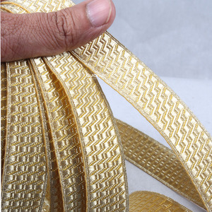 Tresse Cérémoniale Dorée Faite à la Main sur Mesure en Mylar avec Broderie – QUICK WAY INDUSTRIES Modèle QW-02-4889 - Product Image 5