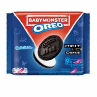 Biscuits BABYMONSTER, biscuits sandwich au chocolat originaux, paquet de 9, biscuits ronds croustillants et sucrés
