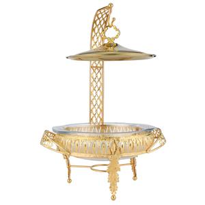 Recipiente para Calentar Comida de Acero Inoxidable y Vidrio de Alta Resistencia con Quemador de Combustible para Servir en Buffet, Fabricado con Elegancia por KHOOSI OVERSEAS - Product Image 5