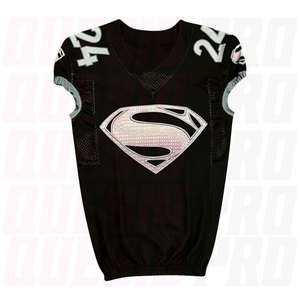 Uniforme de football américain personnalisé d'usine : Maillot et pantalon en sergé respirant, séchage rapide, polyester anti-plis - Product Image 1