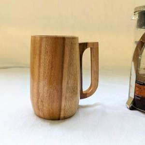 Handcrafted Natural Wooden <b>Beer</b> Mug Handle | Classic Wooden Tankard | Eco-Friendly <b>Beer</b> Stein | Handmade Wooden Coffee Mug | - Product Image 3