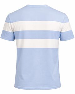Ensemble de t-shirt et short de sport bleu clair et blanc pour homme, respirant, séchage rapide, tenue de sport, course à pied, entraînement, vêtements de sport - Product Image 6
