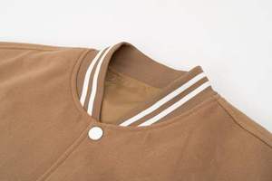 Customized Vintage Wool Varsity <b>Jackets</b> <b>Men's</b> Women's Baseball Bomber Coat Stand Embroidery <b>Smart</b> Casual Quick Dry Heated Winter - Product Image 3
