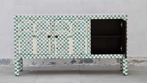 Artisan Bone Inlay <b>Chest</b> of <b>Drawers</b> Custom Luxury Wooden Bedroom Furniture Exporter - Product Image 2