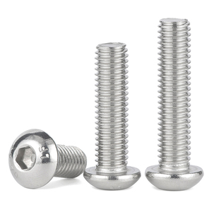 Vis à tête hexagonale en acier inoxydable 304, boulons à tête semi-ronde, vis champignon, tailles M3 M4 M5 M6 M8 M10 M12 - Product Image 3