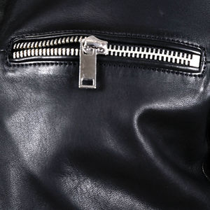 Blouson en cuir PU rétro pour homme, nouvelle collection printemps, style motard avec poches, vente en gros - Product Image 3