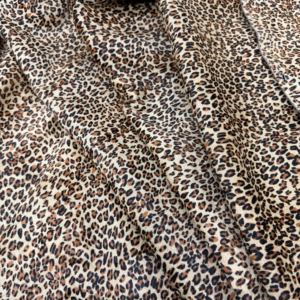 Leopard Print Cow Hair Leather Genuine Cowhide Animal Pattern Fur Skin for Boot Garment - Product Image 1