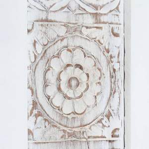 Aparador de Madera de Mango Sólida Blanca, Mueble de Madera Sintética Mediano para Sala de Estar - Product Image 5