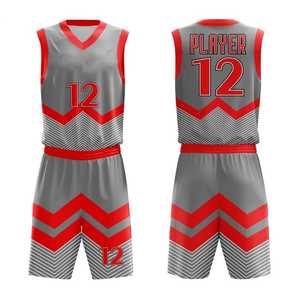 High Quality Sleeveless Basketball Uniform Sets Plus Size Comfortable Breathable Quick Dry Custom Colors Best Design Printed - Product Image 1