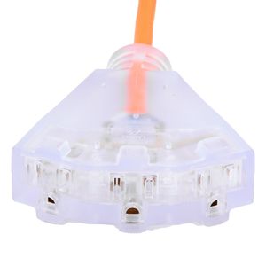Avvolgicavo Elettrico Retrattile Rinforzato da 9 Metri, Cavo di Alimentazione 16AWG/3C SJTOW con Presa Tripla Illuminata e Interruttore Automatico da 10 Ampere - Product Image 6