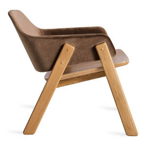 Chaise de salle à manger rembourrée moderne avec structure en bois et assise en velours, design scandinave, mobilier pour la maison - Product Image 3