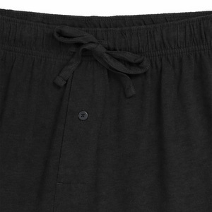 Short de jogging pour homme en molleton gris doux et confortable, en tissu éponge français épais et respirant, lin/coton - Product Image 5