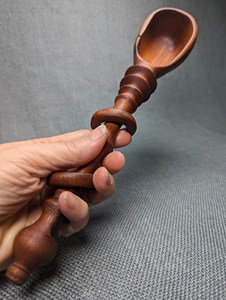 Cuillère à thé en bois durable, cuillère doseuse à café et sucre faite à la main, ustensile de cuisine naturel, capacité de 10 ml, passe au lave-vaisselle - Product Image 2