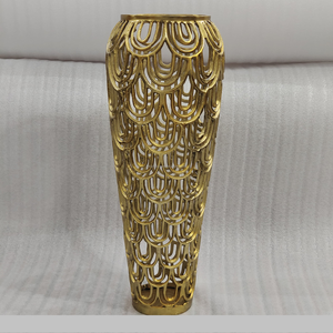 Vintage Hollow Vases Living Room Table Light Luxury Creative Flower Arrangement - Product Image 4