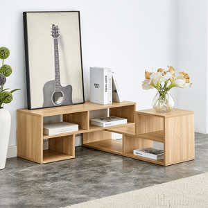 2 Piece Cube TV Stand Free Combination Gaming Entertainment Media Stand <b>Open</b> <b>Storage</b> Bookcase Shelf for Living Room 2 S - Product Image 1