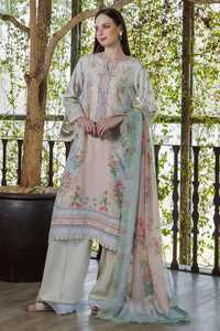 Robes de printemps de haute qualité pour femmes, ensembles 2 et 3 pièces, robes en tissu lawn, grandes tailles, tenues décontractées, autres robes, style pakistanais et punjabi pour femmes - Product Image 5