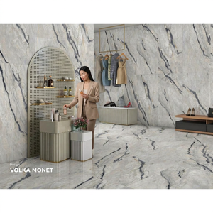 Vistaar - Baldosas de Porcelana Brillante Antideslizantes de 12 mm de Grosor, 800x1600 mm, Diseño Gris de Lujo para Interiores y Exteriores, para Pisos y Paredes, 5 Unidades - Product Image 5